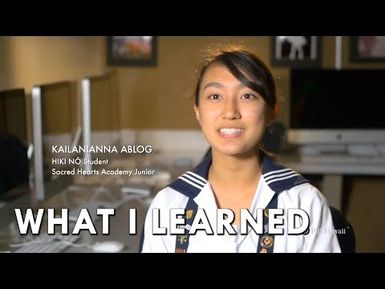 HIKI NŌ #708: What I Learned | Sacred Hearts Academy | Science Teacher