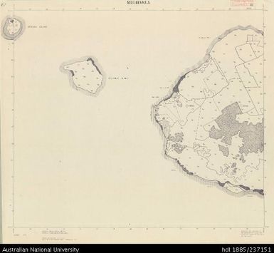 Samoa, Upolu, Mulifanua, Sheet 17, 1970, 1:40 000