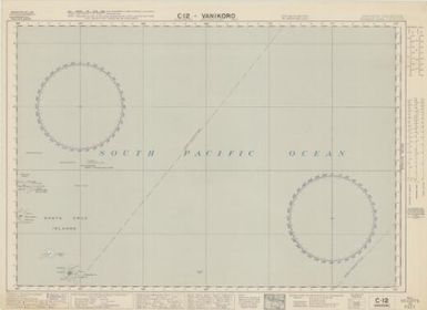 Australian aeronautical map: Vanikoro (Sheet C12)