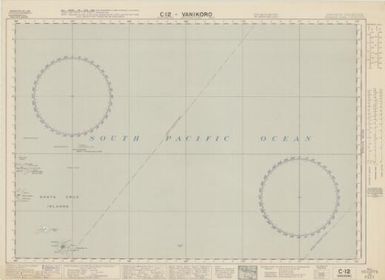 Australian aeronautical map: Vanikoro (Sheet C12)