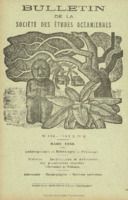 Bulletin de la Société des Études Océaniennes numéro 114