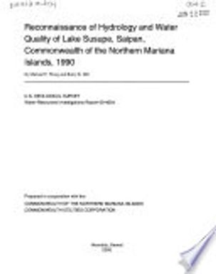 Reconnaissance of hydrology and water quality of Lake Susupe, Saipan, Commonwealth of the Northern Mariana Islands, 1990