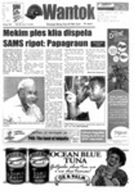 Wantok Niuspepa--Issue No. 1869 (June 10, 2010)