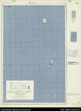 Mariana Islands, Pagan, Series: W543, Sheet NE 55-5, 1957, 1:250 000