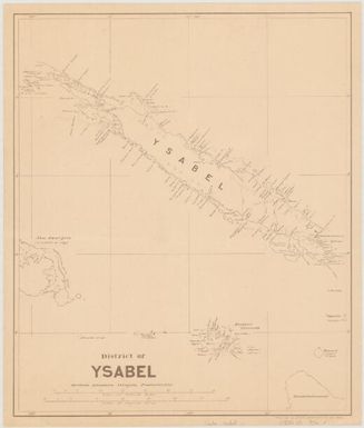 District of Ysabel, British Solomon Islands Protectorate / compiled by Lands Department