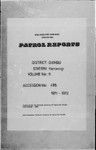 Patrol Reports. Chimbu District, Kerowagi, 1971 - 1972