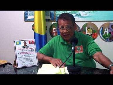 Masasinge Arurang's Declaration for Ngiwal Delegate 2020