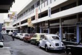 French Polynesia, street scene in Papeete shopping district