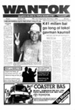 Wantok Niuspepa--Issue No. 1010 (November 04, 1993)