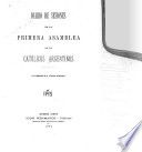 Diario de sesiones de la primera Asamblea de los Católicos Argentinos : (con aprobación de la autoridad eclesiástica)
