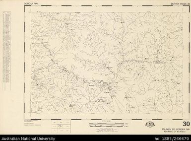 Papua New Guinea, Goroka NW, Survey Index 30, 1:50 000, 1970