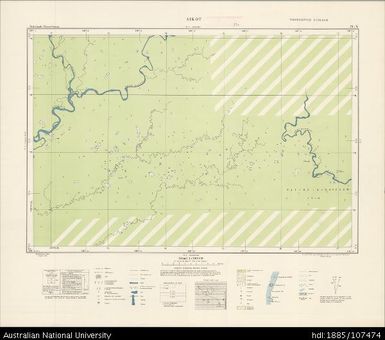 Indonesia, Western New Guinea, Aikot, Series: Nederlands-Nieuw-Guinea, Sheet 21-Y, 1956, 1:100 000