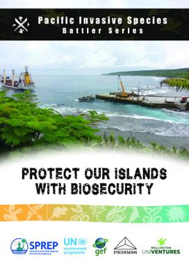 Protect our islands with biosecurity