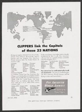 CLIPPERS link the Capitals of these 23 NATIONS