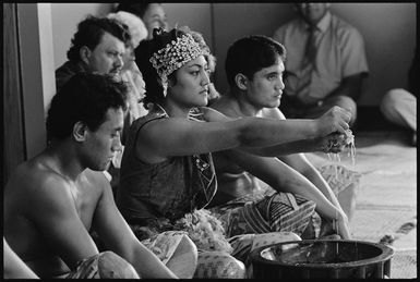 Samoan ceremony at Porirua Police College
