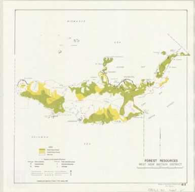 Forest resources: West New Britain District (Sheet 15.3)