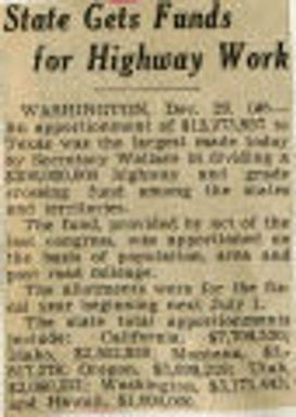 State Gets Funds For Highway Work. Northwest History. State History. Health Conditions, Cont'd. Spokane, Cont'd. Wood Ticks. Highway Finance. General. Appropriations.