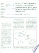 Physical characteristics of selected fine fuels in Hawaii--some refinements on surface area-to-volume calculations