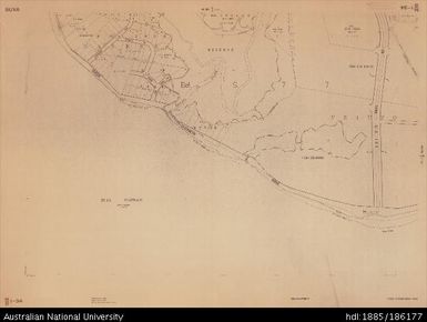 Fiji, Viti Levu, Suva, Cadastral, 2-Chain Series, Sheet M8-1-34, 1960, 1:1 584