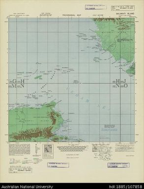Indonesia, Dutch New Guinea, Salawati Island, Series: HIND 644, 1947, 1:250 000