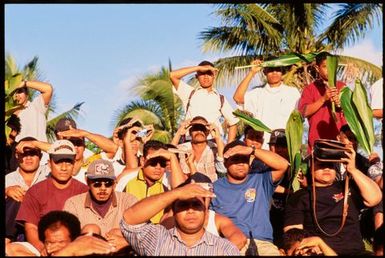 Crowd watching an event,Tonga