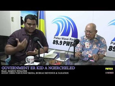 PGST with Director IKEDA on Government Er Kid A Ngercheled