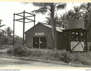 MILNE BAY, NEW GUINEA. 1944-04-04. THE MILNE BAY POWER STATION OPERATED BY MEMBERS OF THE 5TH ARMY TROOPS COMPANY, ROYAL AUSTRALIAN ENGINEERS. THE ELECTRICITY GENERATED IS USED TO DRIVE THE PUMPING ..