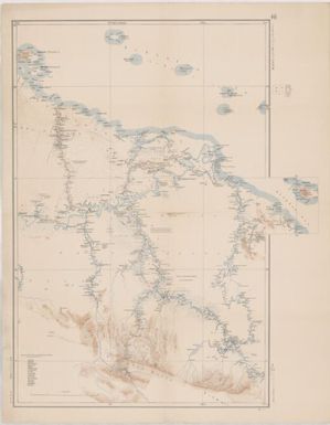 Nijūgomanbun no ichi Papua-tō Sepikku-gawa ryūiki zu (Sheet 1)