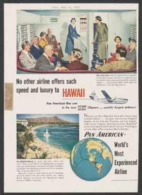 No other airline offers such speed and luxury to HAWAII