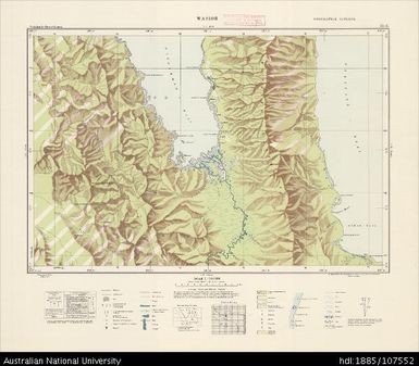 Indonesia, Western New Guinea, Wasior, Series: Nederlands-Nieuw-Guinea, Sheet 13-L, 1958, 1:100 000