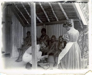 Health clinic, New Hebrides