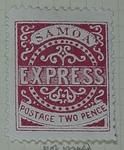 Stamp: Samoan Two Pence