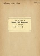 From the Library of Robert Louis Stevenson at Vailima