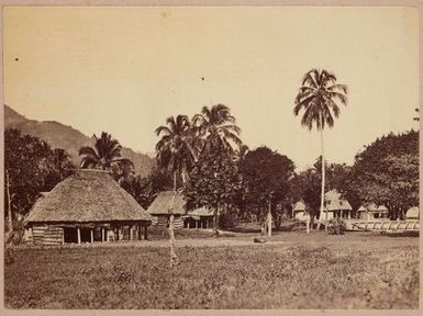 Village life. From the album: Tahiti, Samoa and New Zealand scenes