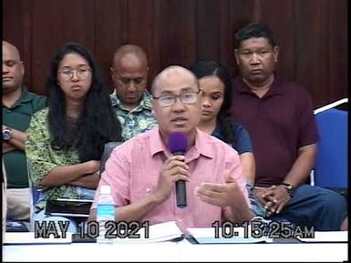 CONFIRMATION Hearing: Mr. Ngiraiblas Tmetuchl as Minister of HRCTD Senate JGA /TEM Cmte - 05/10/2021