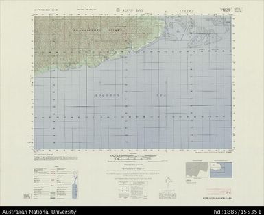 Solomon Islands, Guadalcanal Island, Kopiu Bay, Series: X713, Sheet 7928 II, 1960, 1:50 000