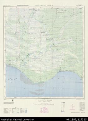 Papua New Guinea, Border (Special), Sheet 10, 1966, 1:100 000