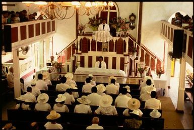 Church service, Avarua church, Rarotonga, Cook Islands