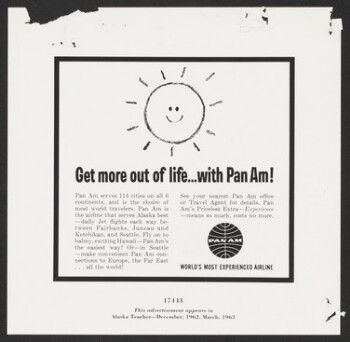 Get more out of life...with Pan Am!