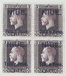 Stamps: New Zealand - Niue Three Pence