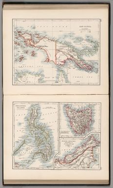 New Guinea. Philippine Islands. Tasmania. North Borneo, Brunei & Sarawak.