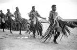 Malaysia, men performing meke at Republic of Fiji Military Forces camp