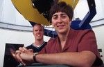 Students at the Keck Observatory in Hawaii.