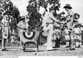 BUNA, NEW GUINEA. C. 1943. PILOT OFFICER JOHN S. ARCHER, NORTH BALWYN, VIC, PILOT OF WIRRAWAY AIRCRAFT A20-103 OF NO. 4 SQUADRON RAAF WHO SHOT DOWN A  JAPANESE FIGHTER AIRCRAFT ON 1942-12-26 DURING ..