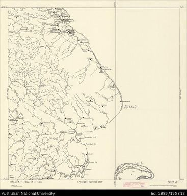 Solomon Islands, Malaita, Fataleka & Kwai, Series: Sketch, Sheet 4, 1967, 1:50 000