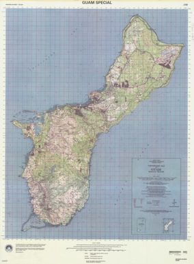 Topographic map of Guam, Mariana Islands / produced by National Imagery and Mapping Agency