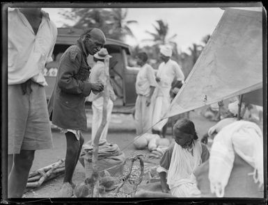 Market scene, Suva, Fiji