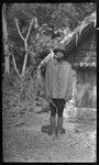 Man in felt hat and jacket, smoking