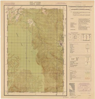 Nauti east / drawing, 3 Aust. Field Survey Coy. AIF ; compilation, surveyed and compiled in December 1943 by 3 Aust. Field Survey Coy. AIF with the aid of air photographs ; reproduction, 2/1 Aust. Army Topo. Survey Coy