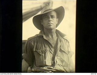 Aitape, New Guinea. 1944-11-23. Portrait of Captain Ivor H. T. Hele, Official War Artist